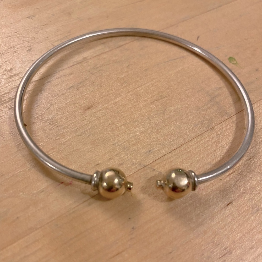 COPY - Sterling silver and 14K gold Eden bracelet